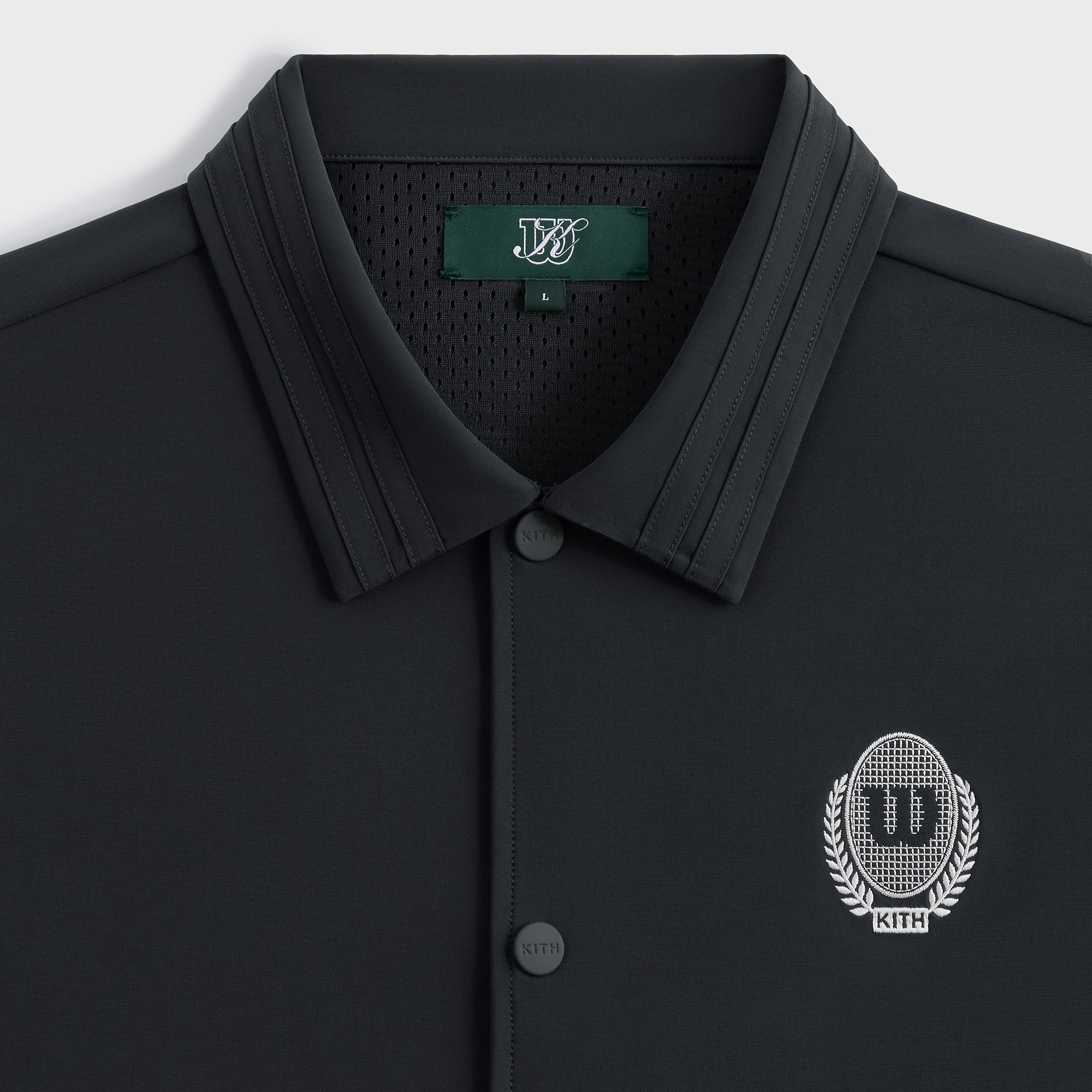 Kith for Wilson Coaches Jacket - Black | Kith Black
