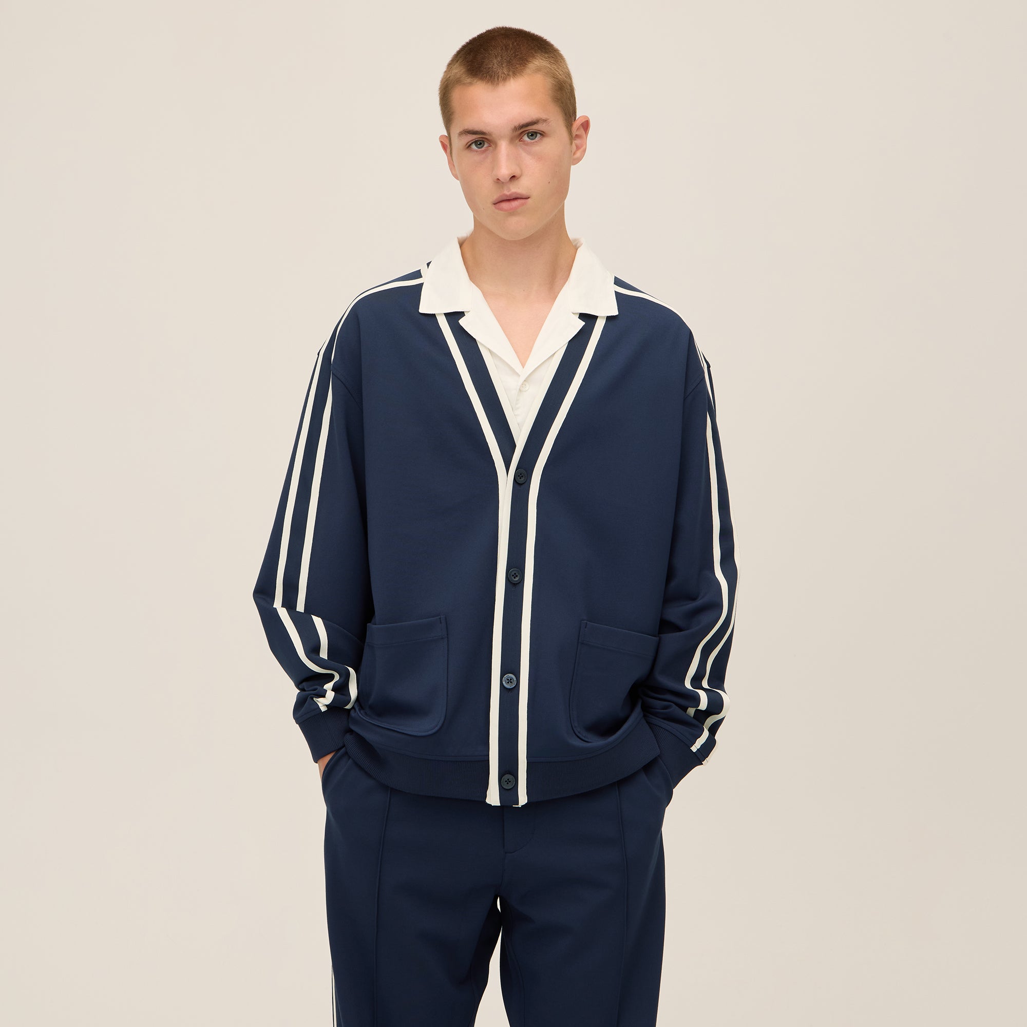 Kith for Wilson Track Cardigan - Nocturnal | Kith Nocturnal