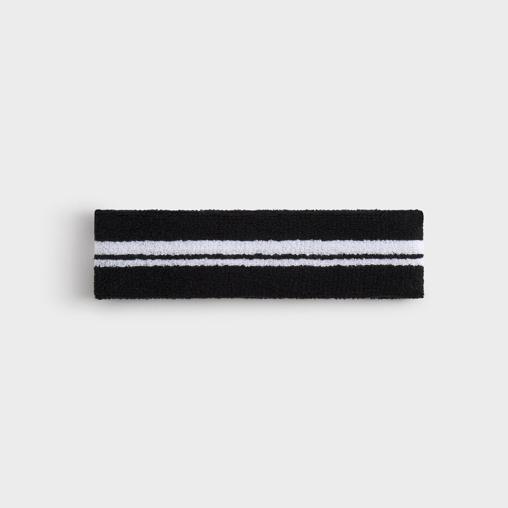 Kith for Wilson Terry Stripe Headband - Black | Kith Black