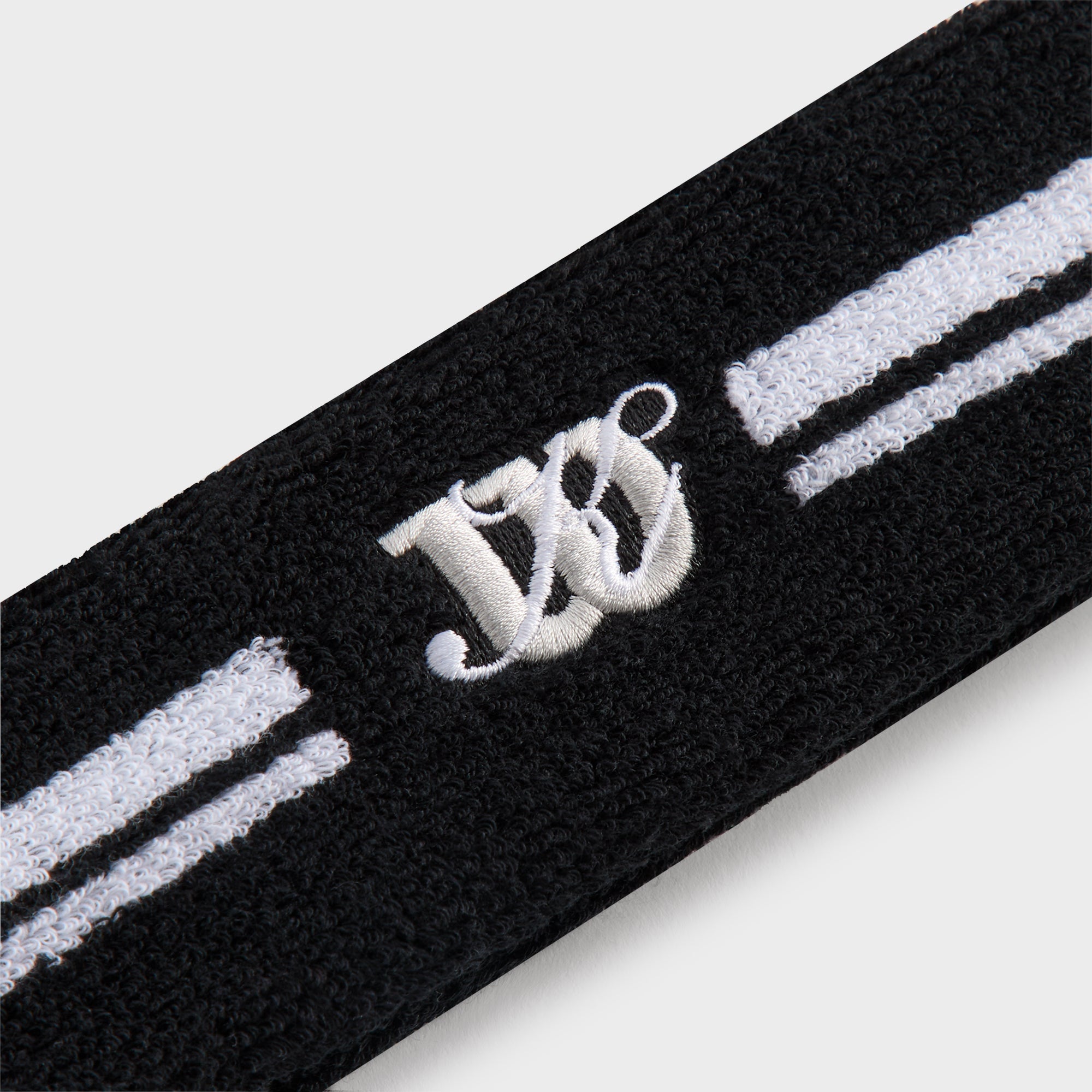 Kith for Wilson Terry Stripe Headband - Black | Kith Black