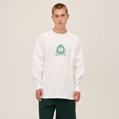 Kith for Wilson Crest Ramble Long Sleeve Tee - White | Kith White