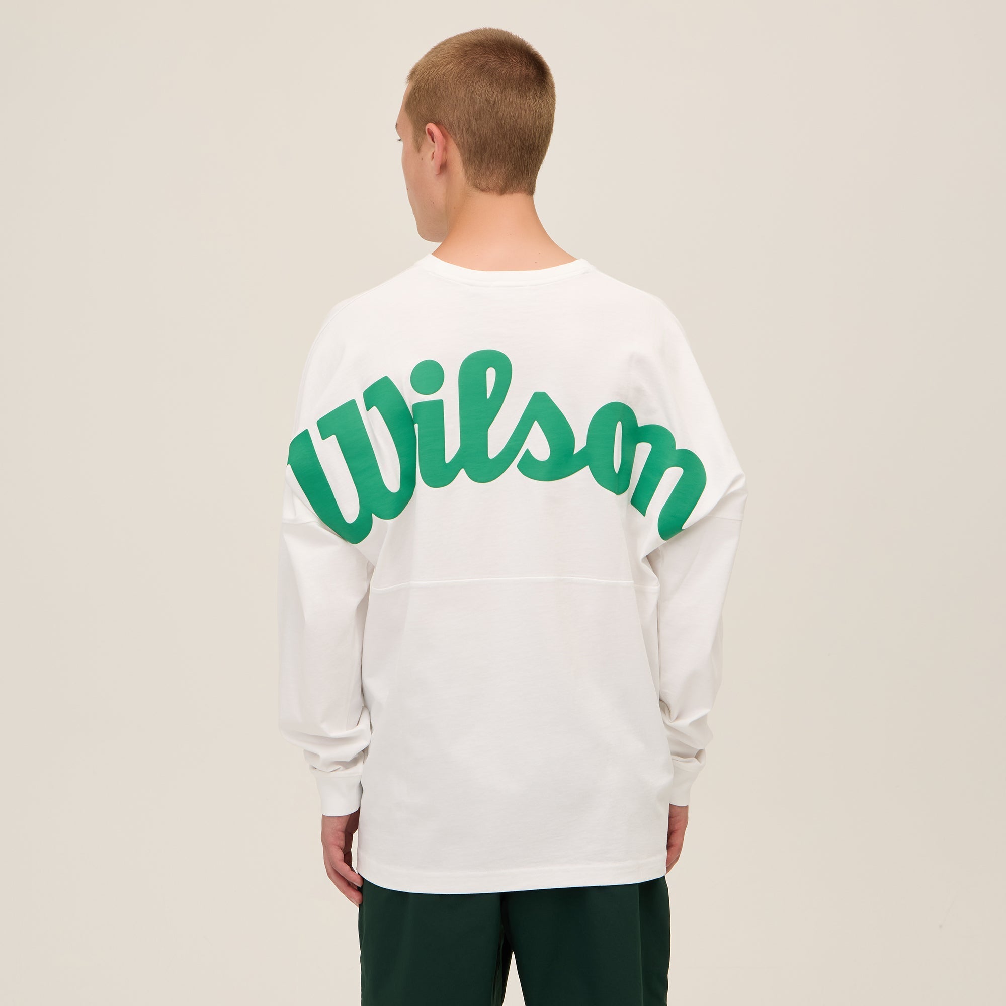 Kith for Wilson Crest Ramble Long Sleeve Tee - White | Kith White