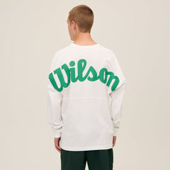 Kith for Wilson Crest Ramble Long Sleeve Tee - White | Kith White