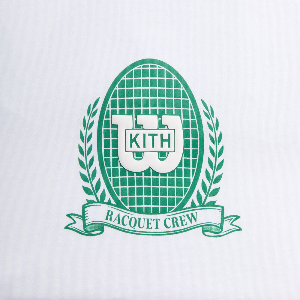Kith for Wilson Crest Ramble Long Sleeve Tee - White | Kith White