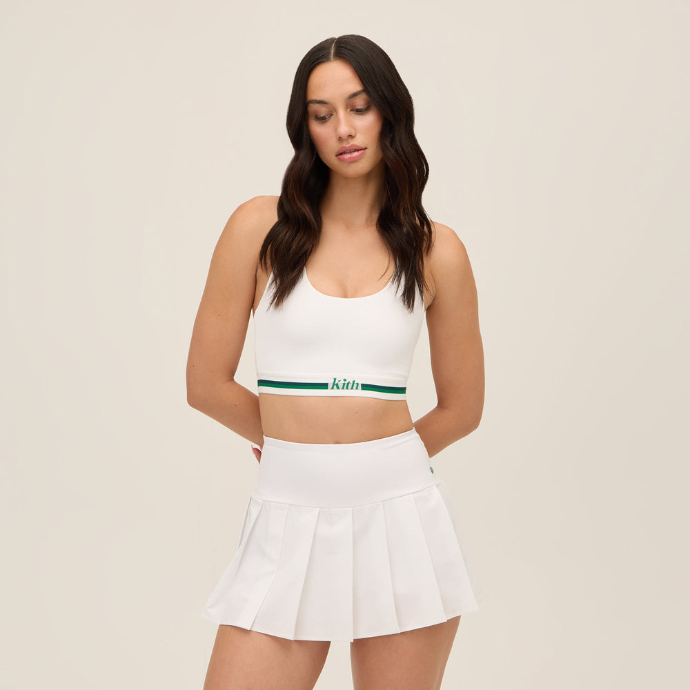 Kith Women for Wilson Doubles Racerback Bra - White | Kith White
