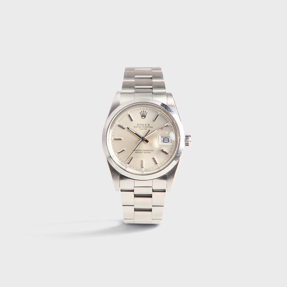 Wind Vintage Rolex Date Reference 15000 - Unpolished / Silver Dial | Kith Unpolished / Silver Dial