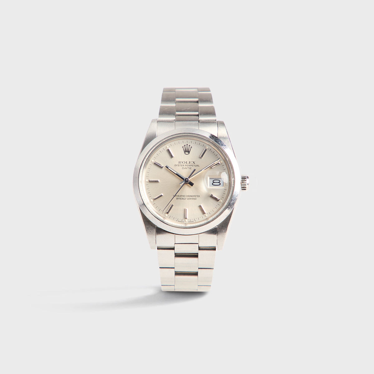 Wind Vintage Rolex Date Reference 15000 - Unpolished / Silver Dial | Kith Unpolished / Silver Dial