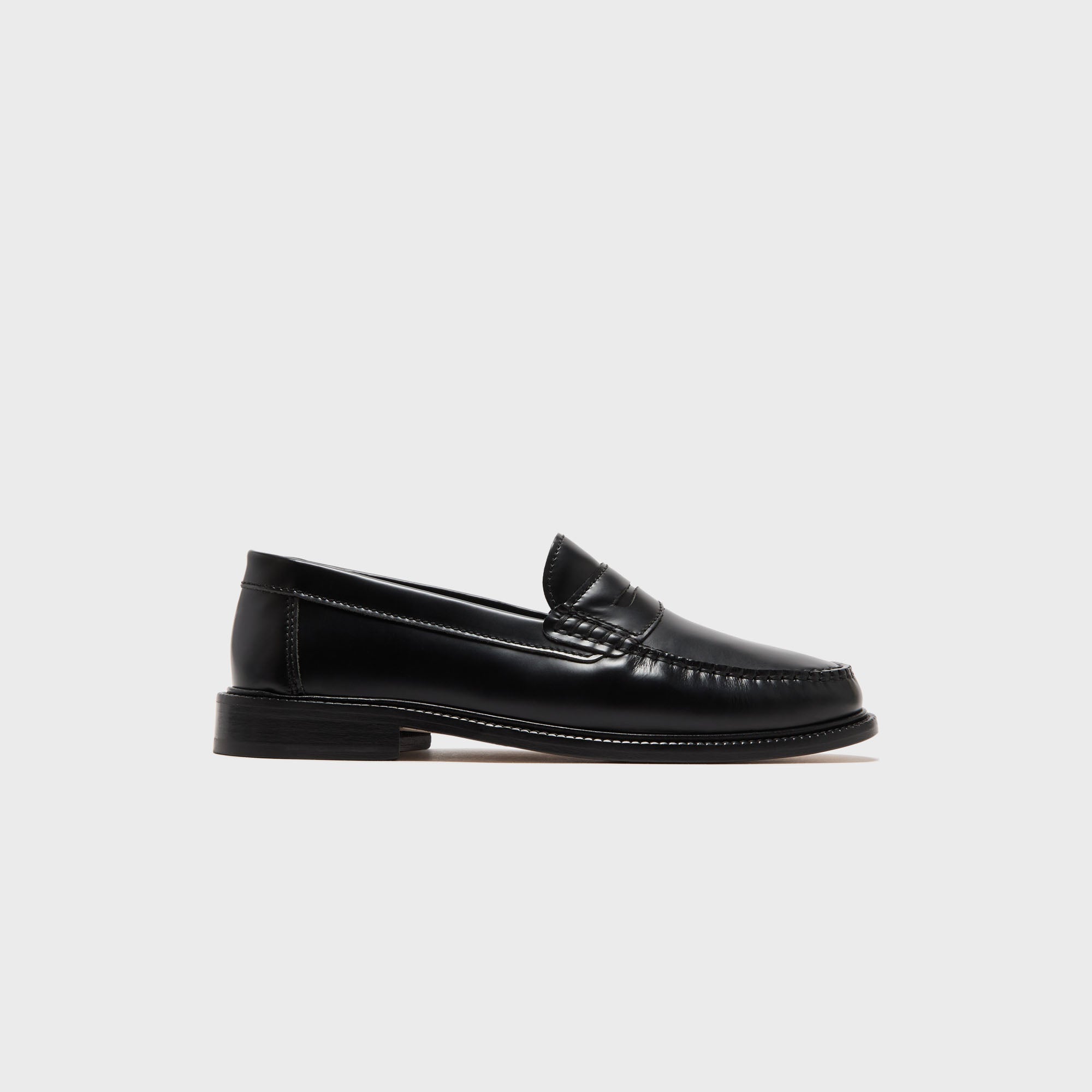 VINNY's Yardee Moccasin Loafer - Black Polido | Kith Black Polido