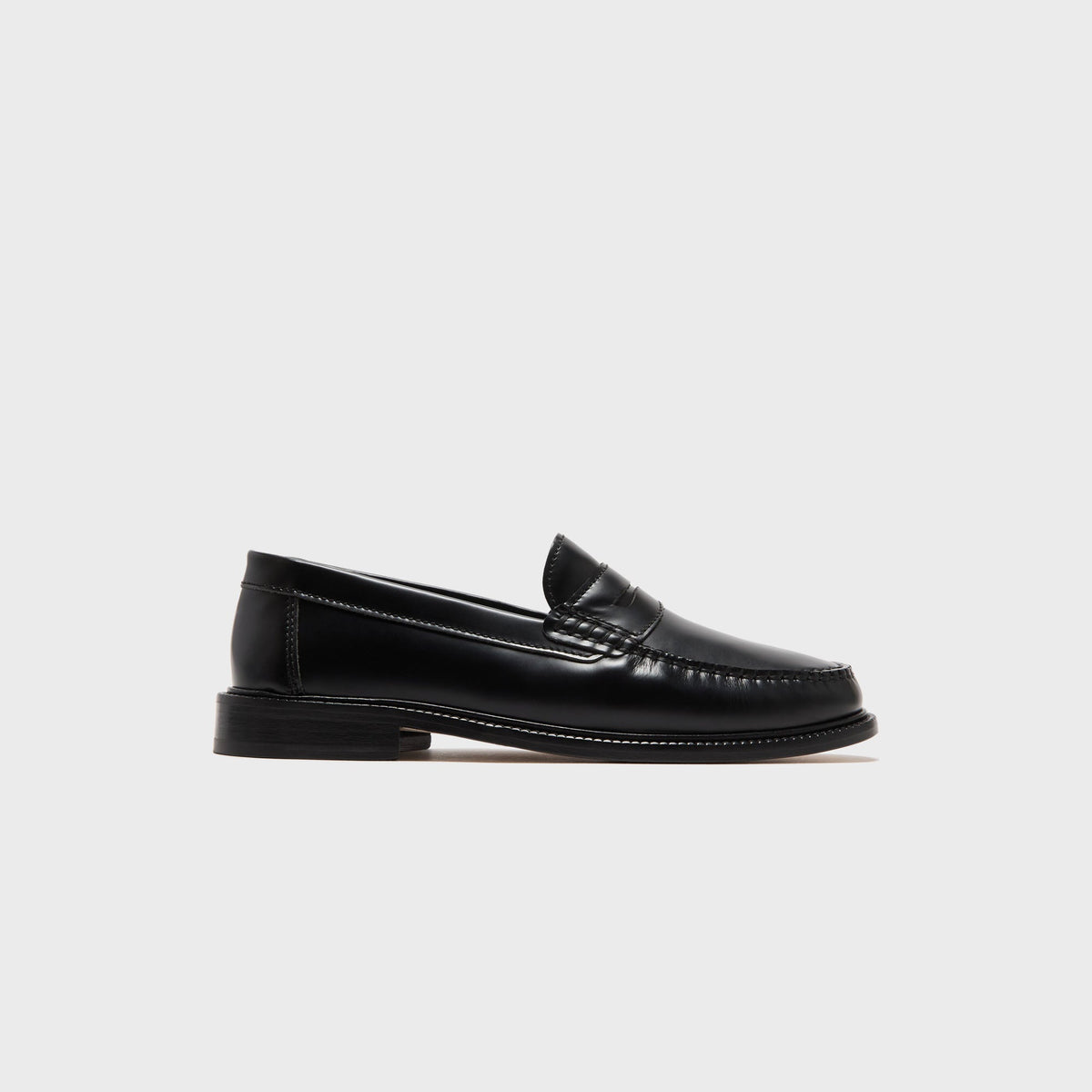 VINNY's Yardee Moccasin Loafer - Black Polido | Kith Black Polido