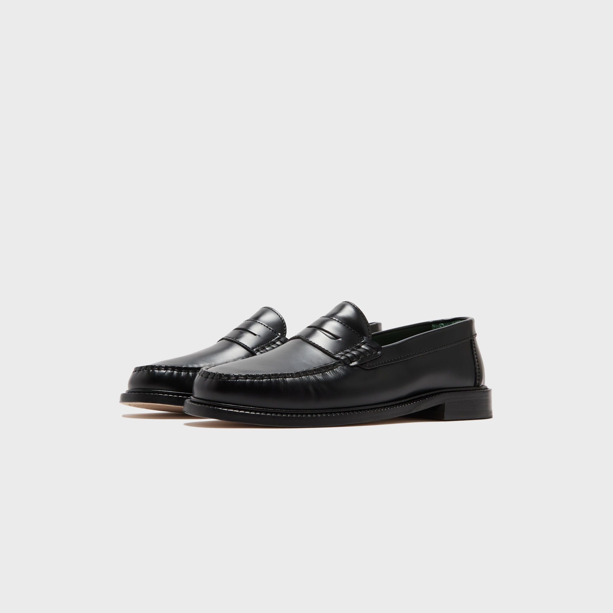 VINNY's Yardee Moccasin Loafer - Black Polido | Kith Black Polido