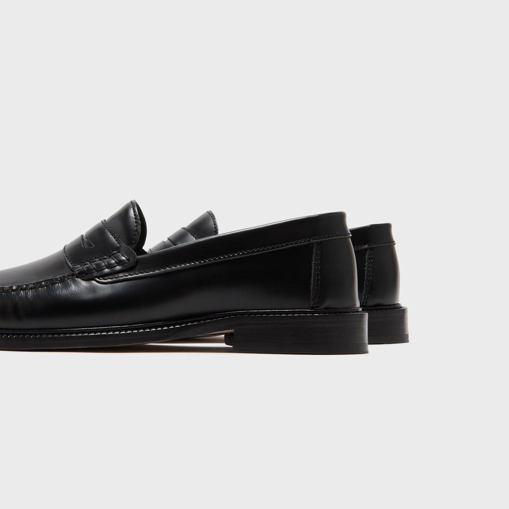 VINNY's Yardee Moccasin Loafer - Black Polido | Kith Black Polido