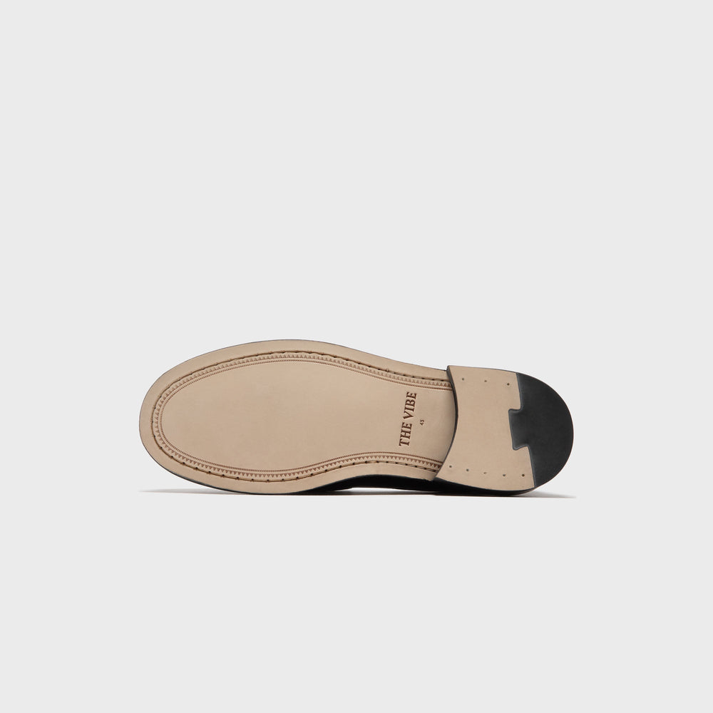 VINNY's Yardee Moccasin Loafer - Black Polido | Kith Black Polido