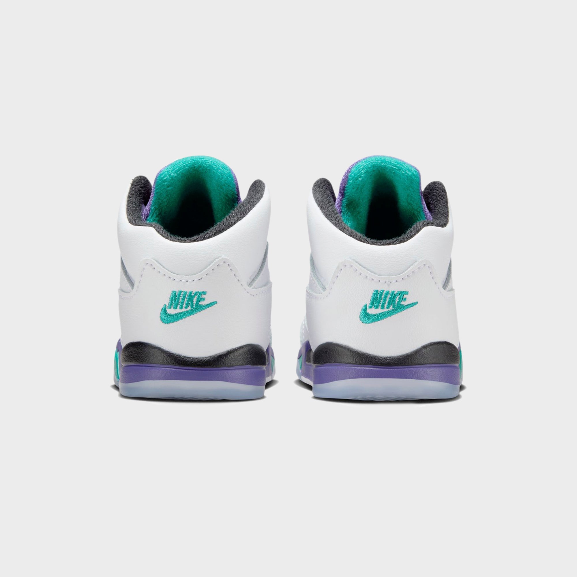 Jordan TD Air Jordan 5 - Black / New Emerald / Grape Ice | Kith Black / New Emerald / Grape Ice