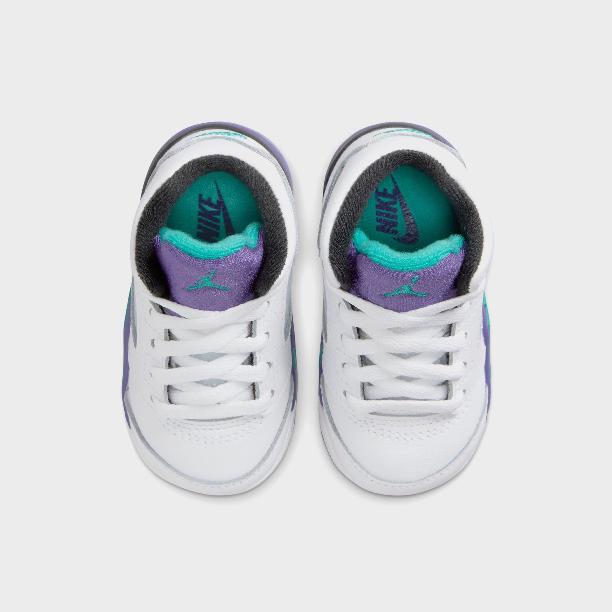 Jordan TD Air Jordan 5 - Black / New Emerald / Grape Ice | Kith Black / New Emerald / Grape Ice