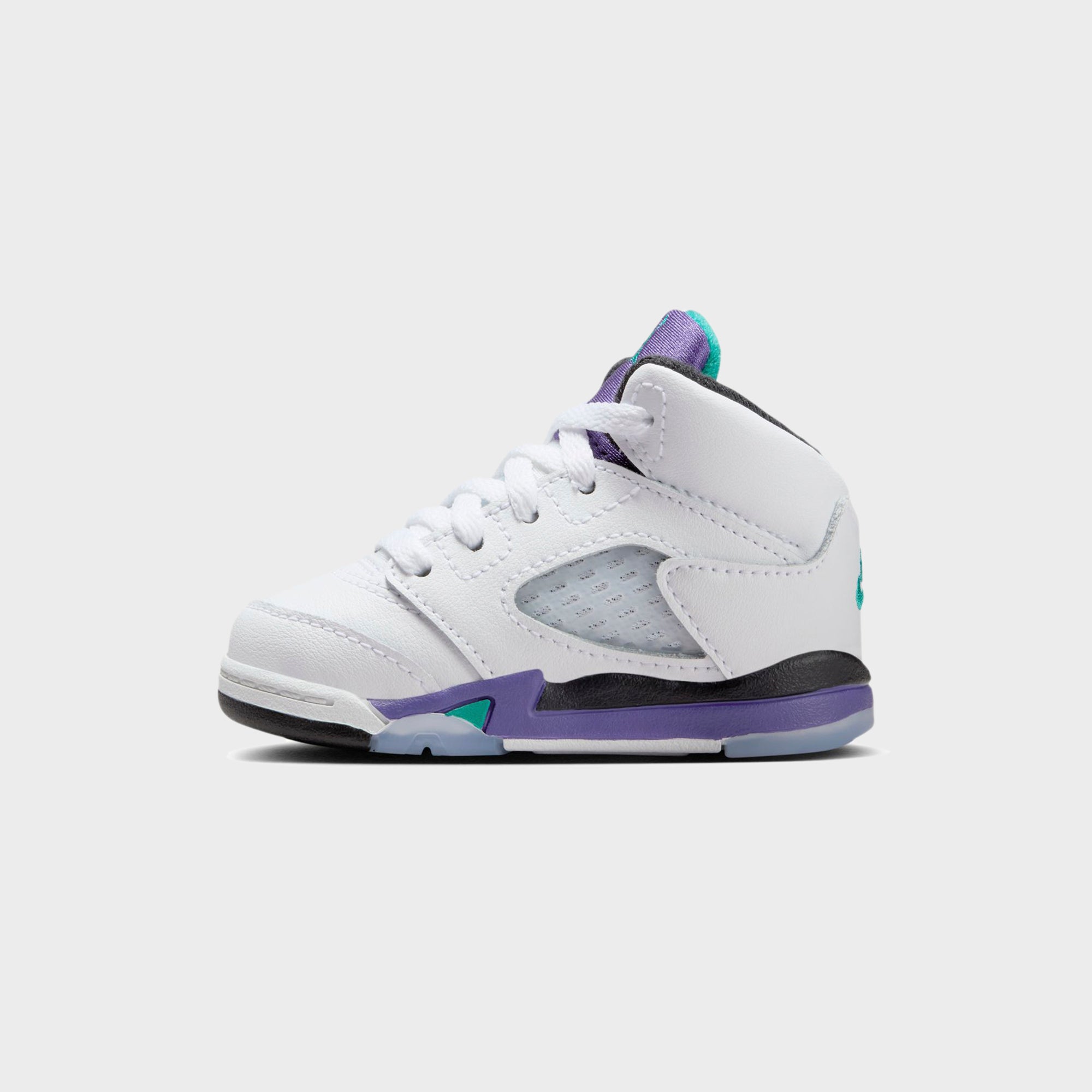 Jordan TD Air Jordan 5 - Black / New Emerald / Grape Ice | Kith Black / New Emerald / Grape Ice