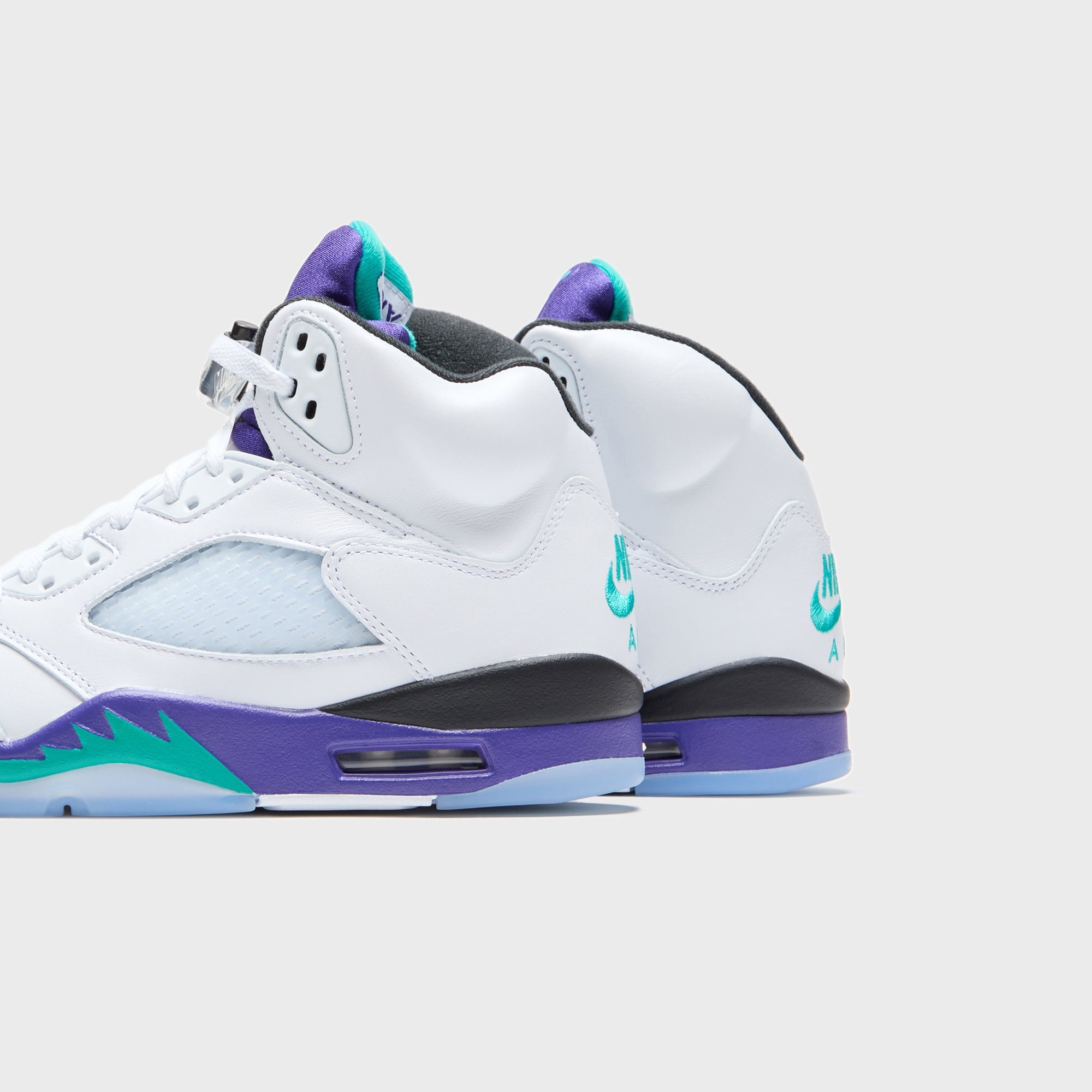 Jordan GS Air Jordan 5 - Black / New Emerald / Grape Ice | Kith Black / New Emerald / Grape Ice