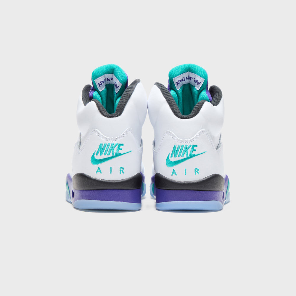 Jordan GS Air Jordan 5 - Black / New Emerald / Grape Ice | Kith Black / New Emerald / Grape Ice
