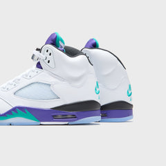 Jordan Air Jordan 5 - Black / New Emerald / Grape Ice | Kith Black / New Emerald / Grape Ice