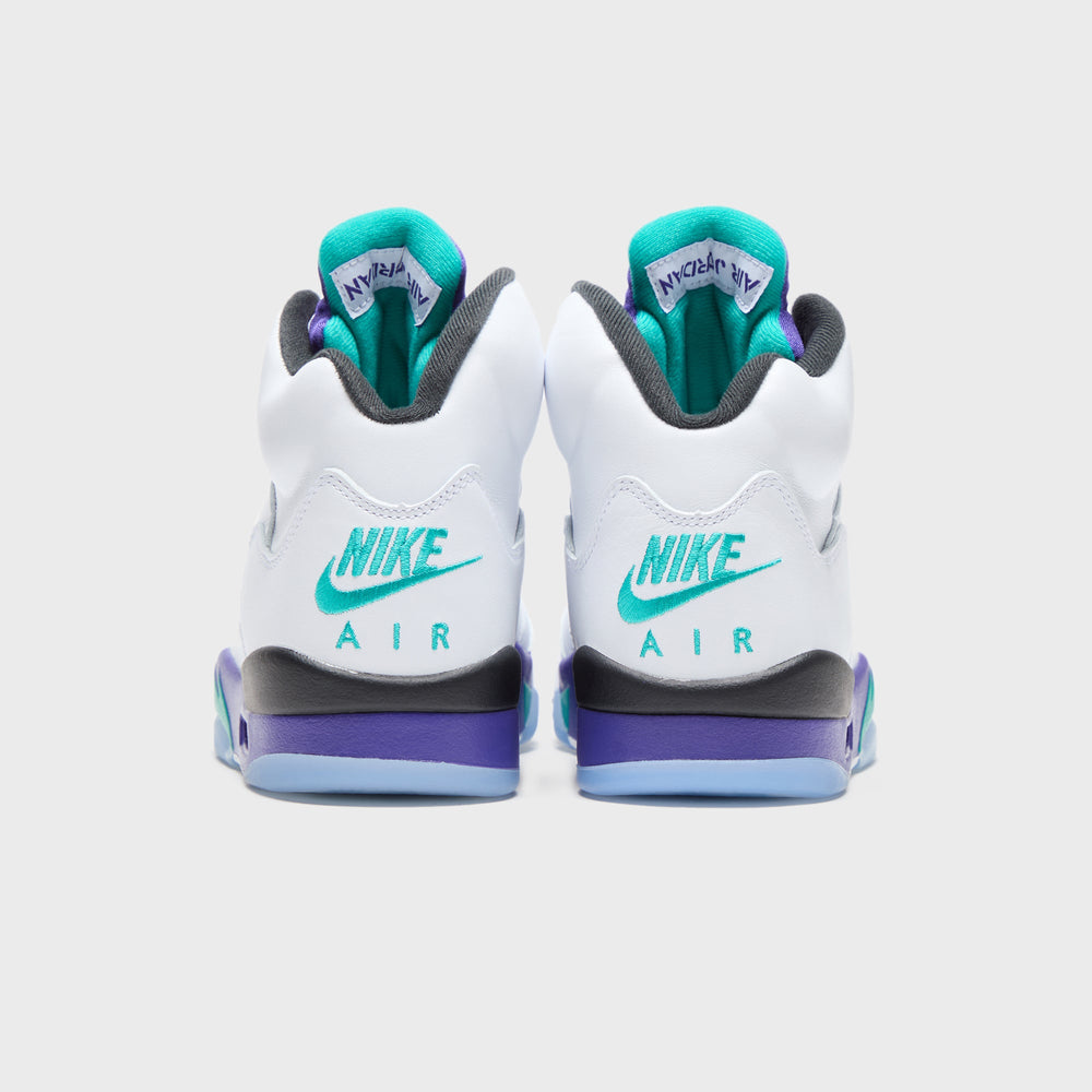 Jordan Air Jordan 5 - Black / New Emerald / Grape Ice | Kith Black / New Emerald / Grape Ice