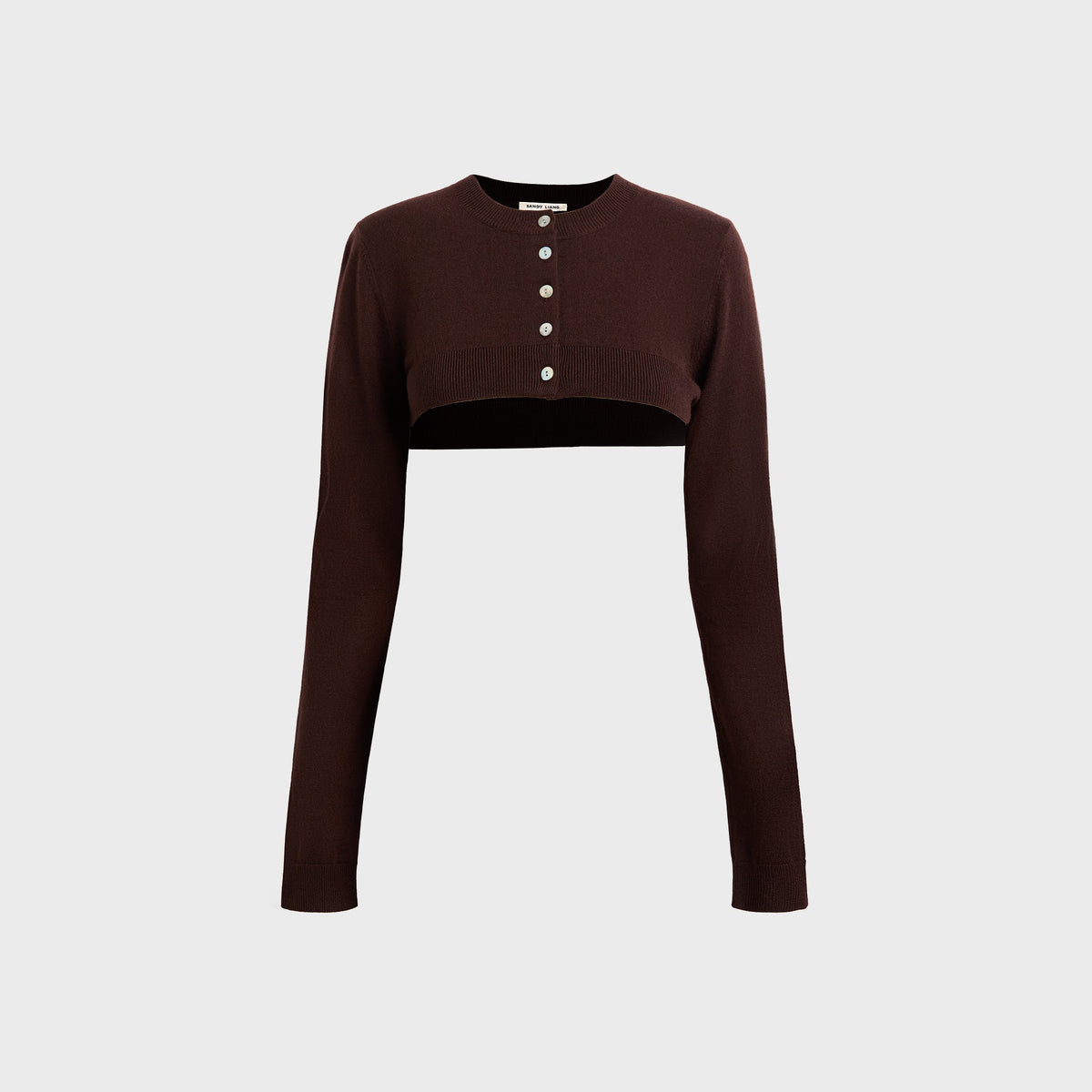 Sandy Liang Chip Cardigan - Brown | Kith Brown