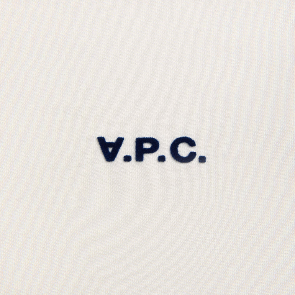 A.P.C. Tee Boxy Petit VPC - White / Dark Navy | Kith White / Dark Navy