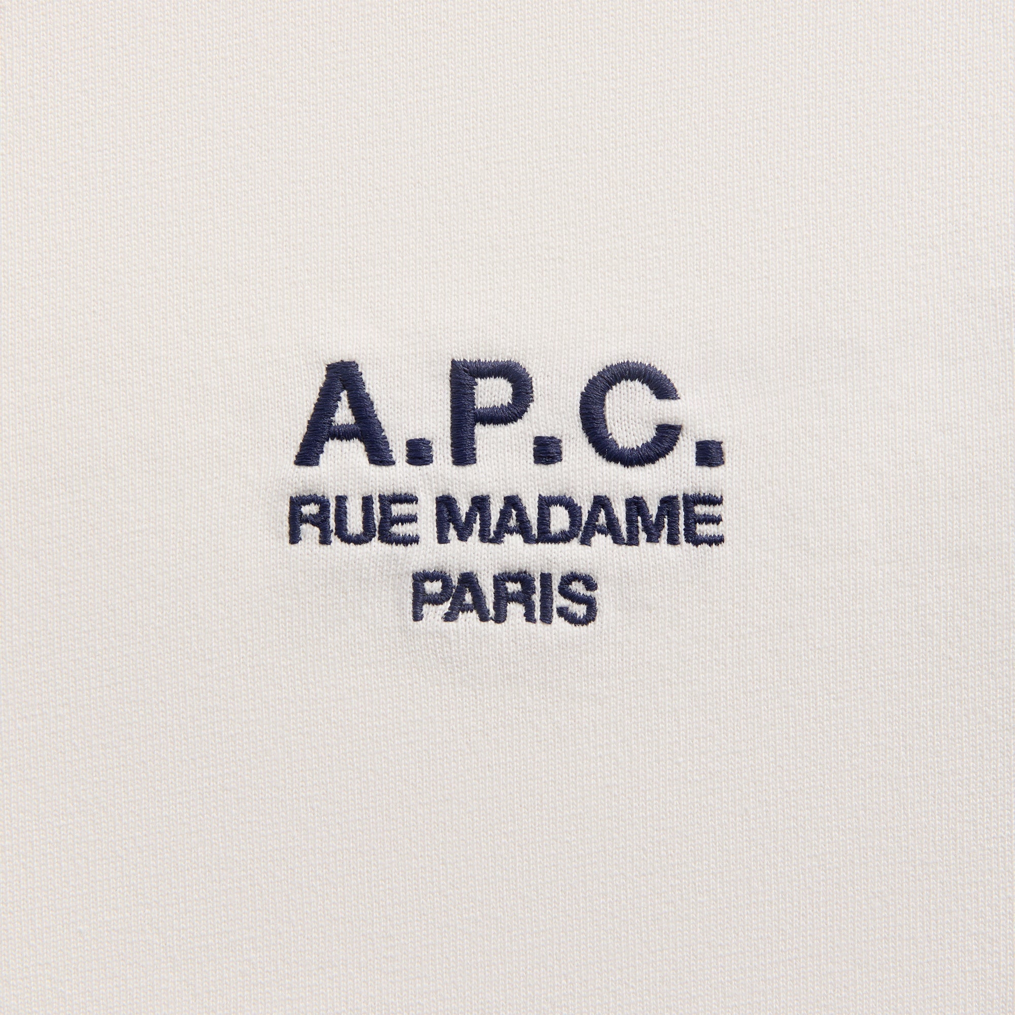 A.P.C Rue Madame Tee - White / Dark Navy | Kith White / Dark Navy