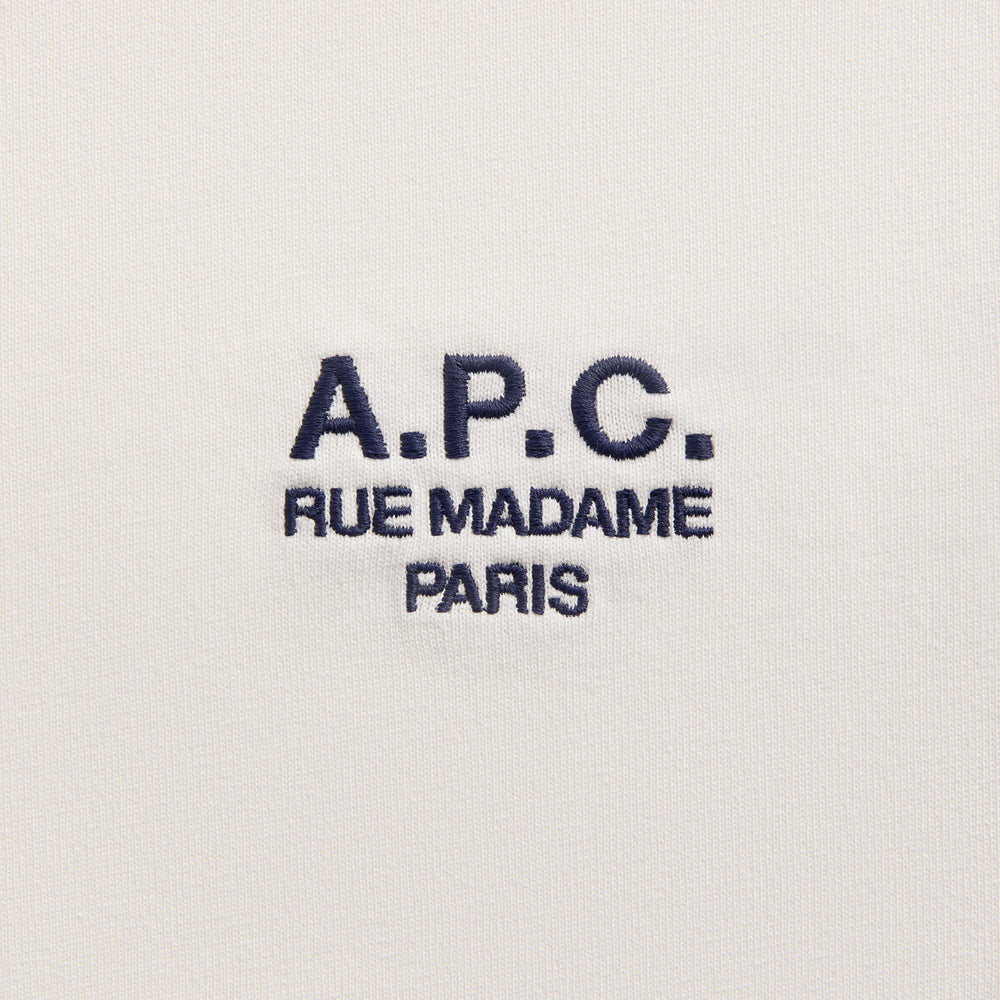 A.P.C Rue Madame Tee - White / Dark Navy | Kith White / Dark Navy