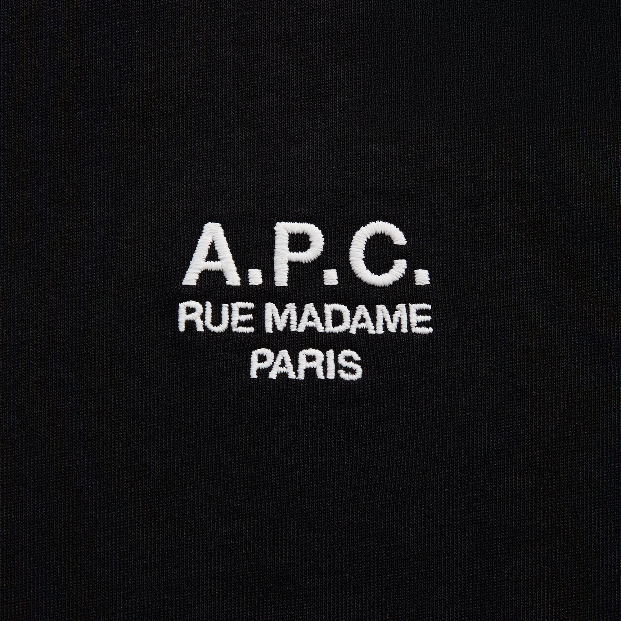 A.P.C. Rue Madame Tee - Black | Kith Black