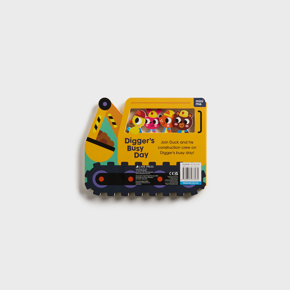 Simon & Schuster Digger`s Busy Day Shaped Board Book | Kith