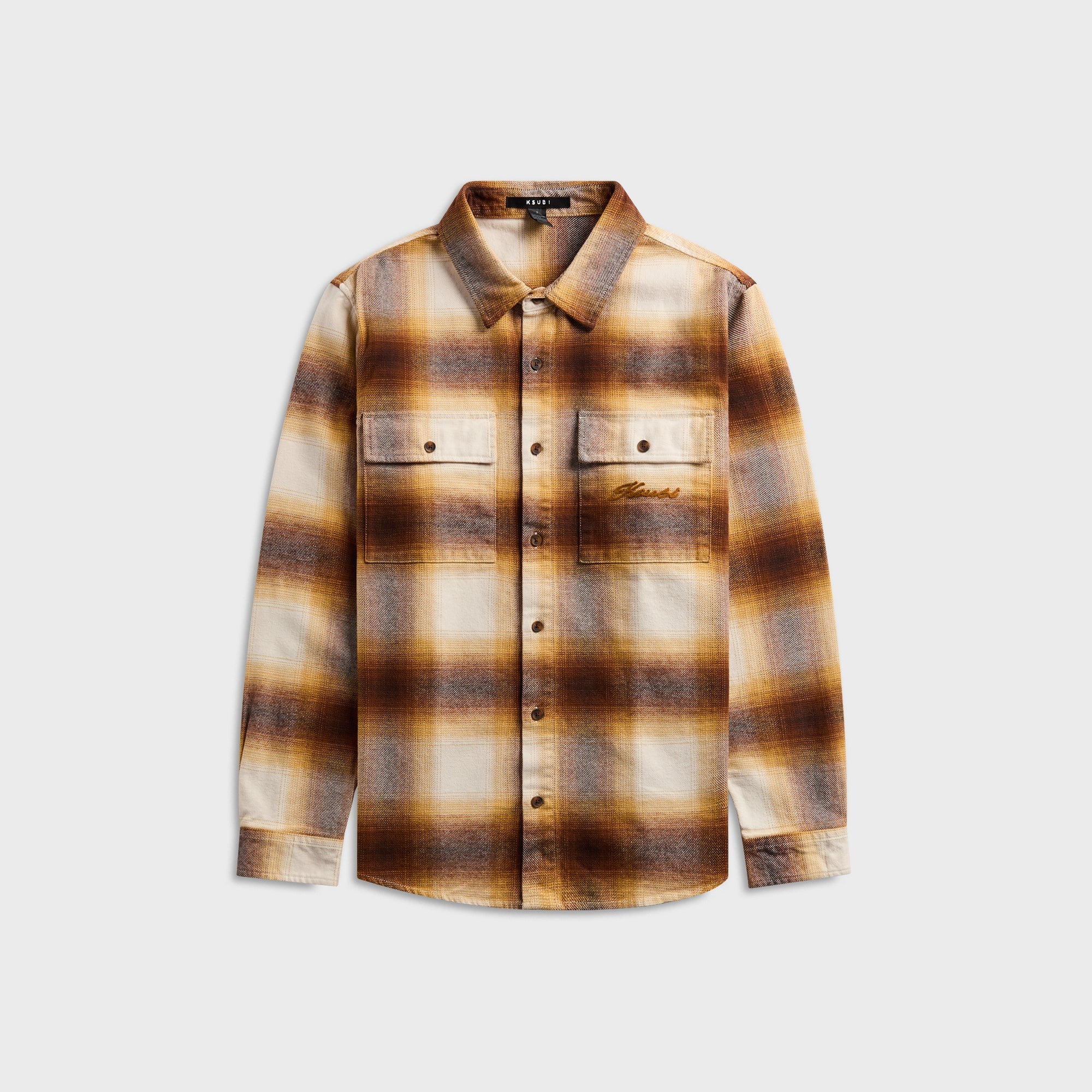 Ksubi Rosebowl Long Sleeve Shirt - Burnt Orange | Kith Burnt Orange