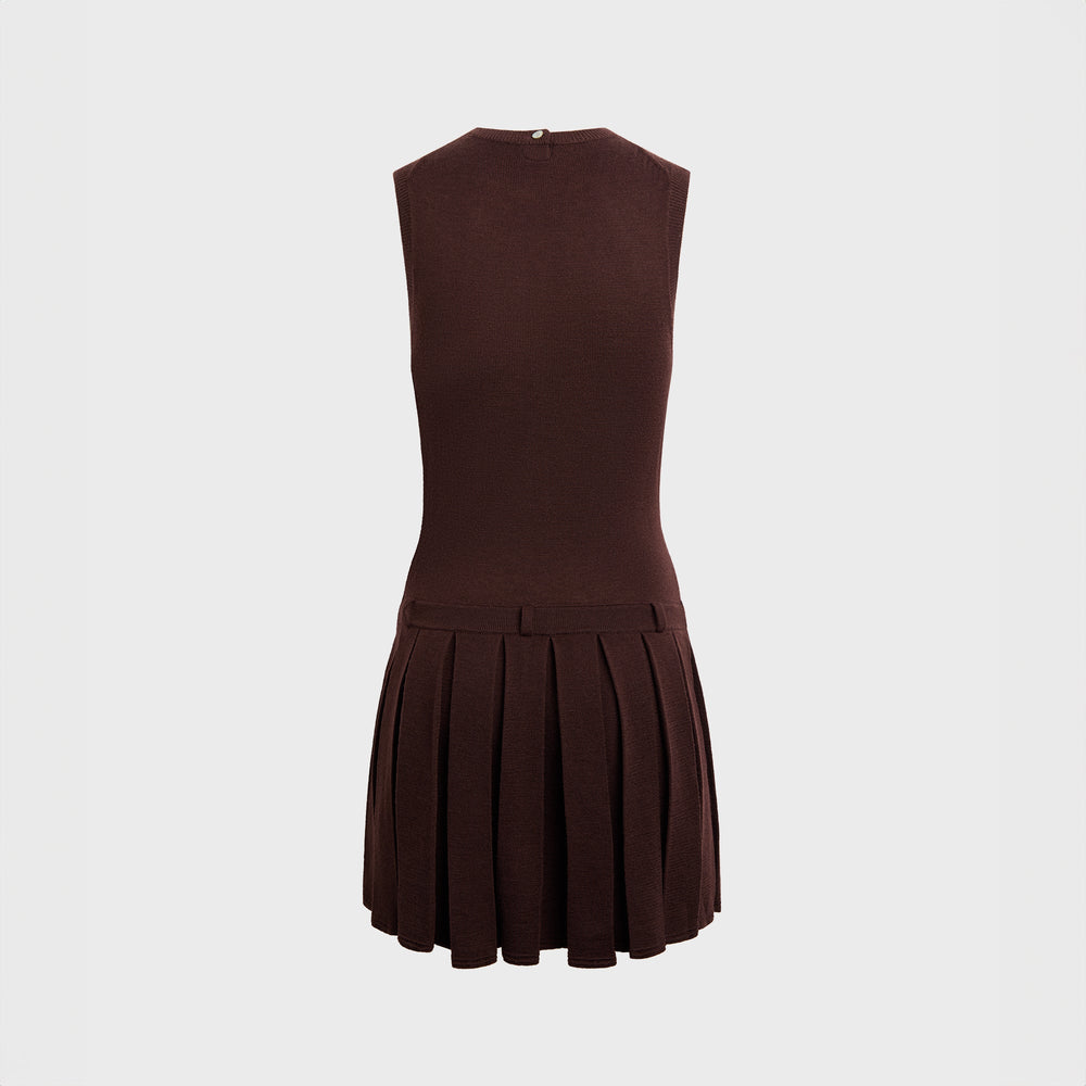 Sandy Liang Millie Dress - Brown | Kith Brown