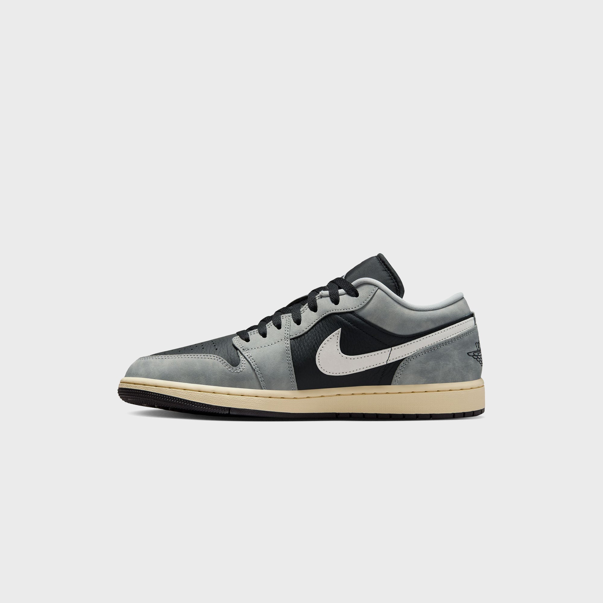 Jordan Air Jordan 1 Low SE - Light Smoke Grey / Black / Sail | Kith Light Smoke Grey / Black / Sail