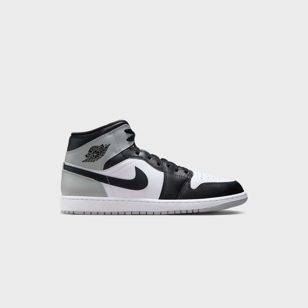 Jordan Air Jordan 1 Mid - White / Black / Light Smoke Grey | Kith White / Black / Light Smoke Grey