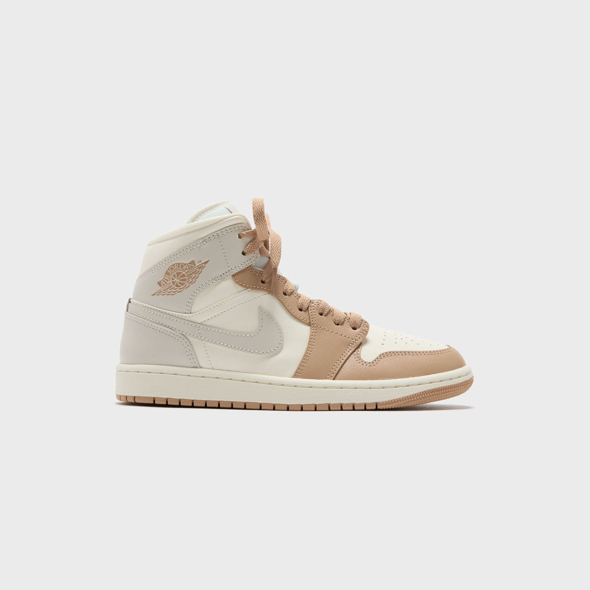 Jordan Air Jordan 1 Mid - Pale Ivory / Light Orewood Brown / Hemp / Sa | Kith Pale Ivory / Light Orewood Brown / Hemp / Sail