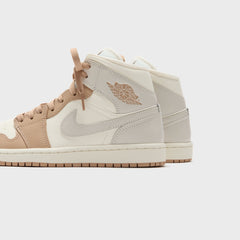 Jordan Air Jordan 1 Mid - Pale Ivory / Light Orewood Brown / Hemp / Sa | Kith Pale Ivory / Light Orewood Brown / Hemp / Sail