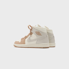 Jordan Air Jordan 1 Mid - Pale Ivory / Light Orewood Brown / Hemp / Sa | Kith Pale Ivory / Light Orewood Brown / Hemp / Sail