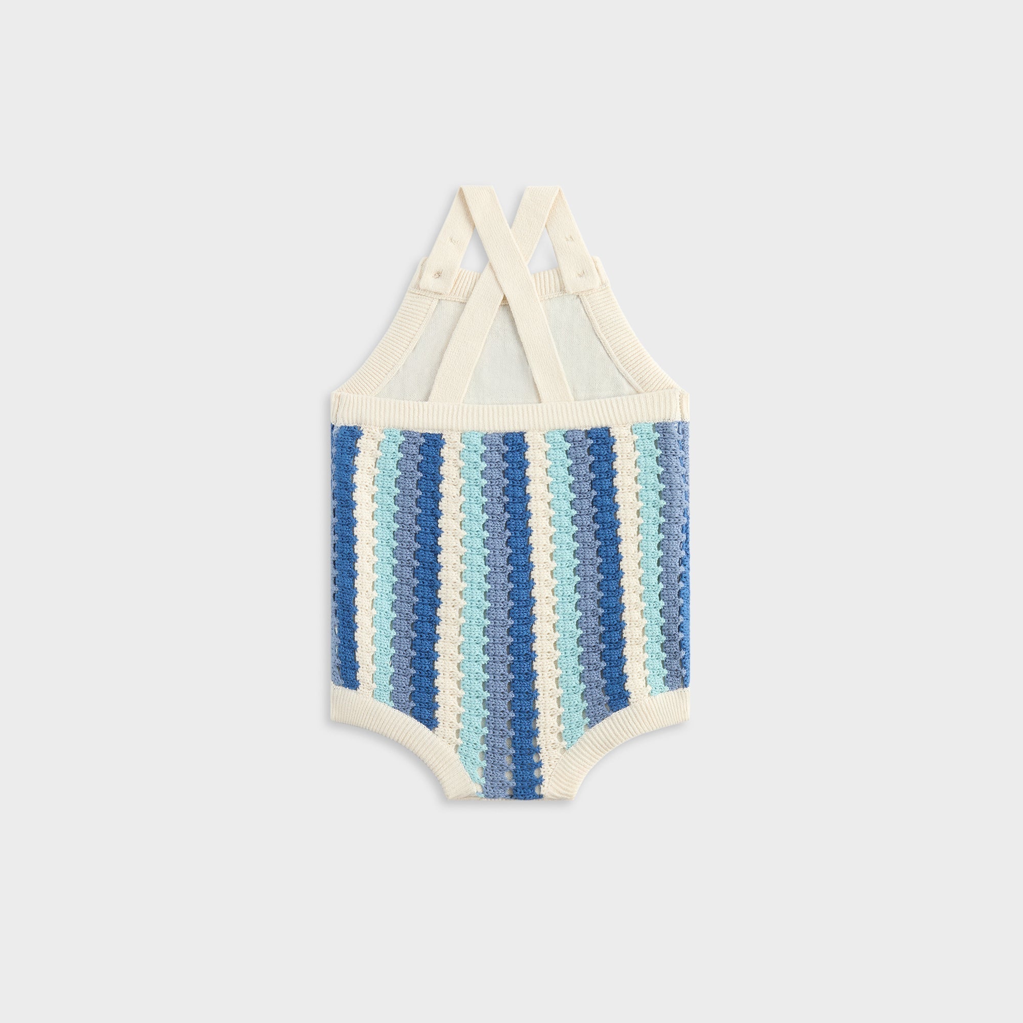 Kith Baby Open Knit Romper - Blue Skies | Kith Blue Skies
