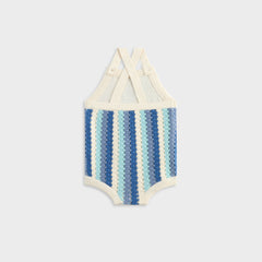 Kith Baby Open Knit Romper - Blue Skies | Kith Blue Skies