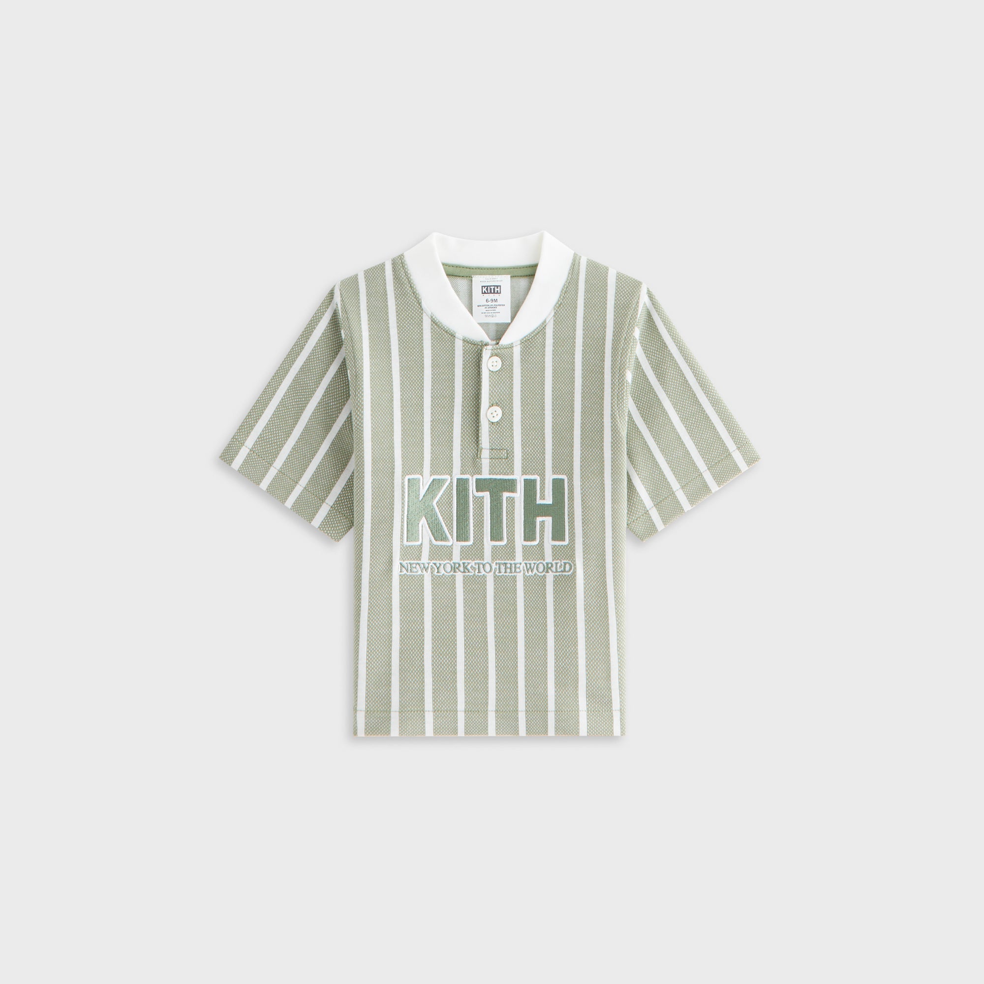 Kith Baby Birdseye Pearson Henley Pullover - Spear | Kith Spear