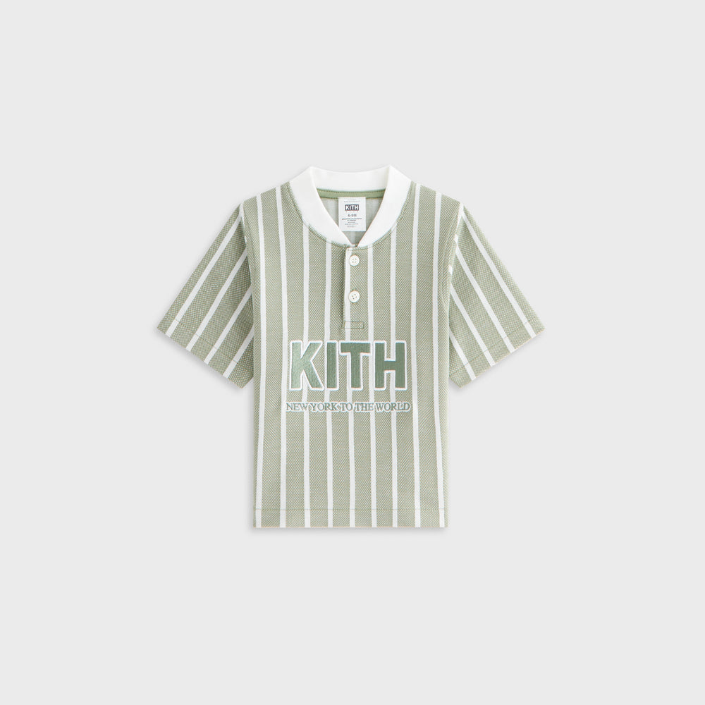 Kith Baby Birdseye Pearson Henley Pullover - Spear | Kith Spear
