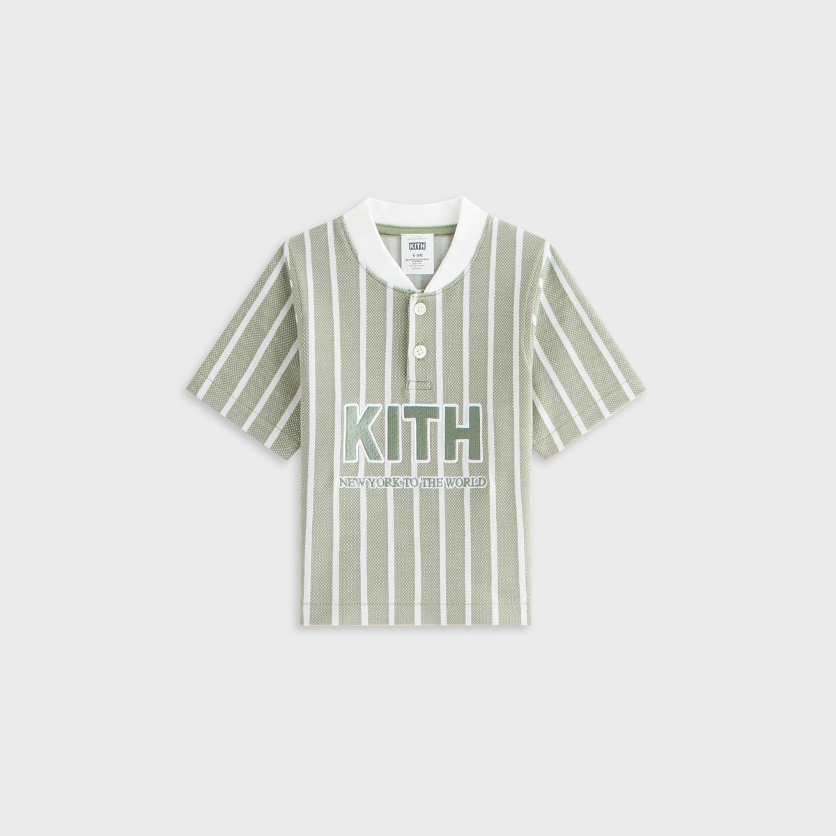 Kith Baby Birdseye Pearson Henley Pullover - Spear | Kith Spear