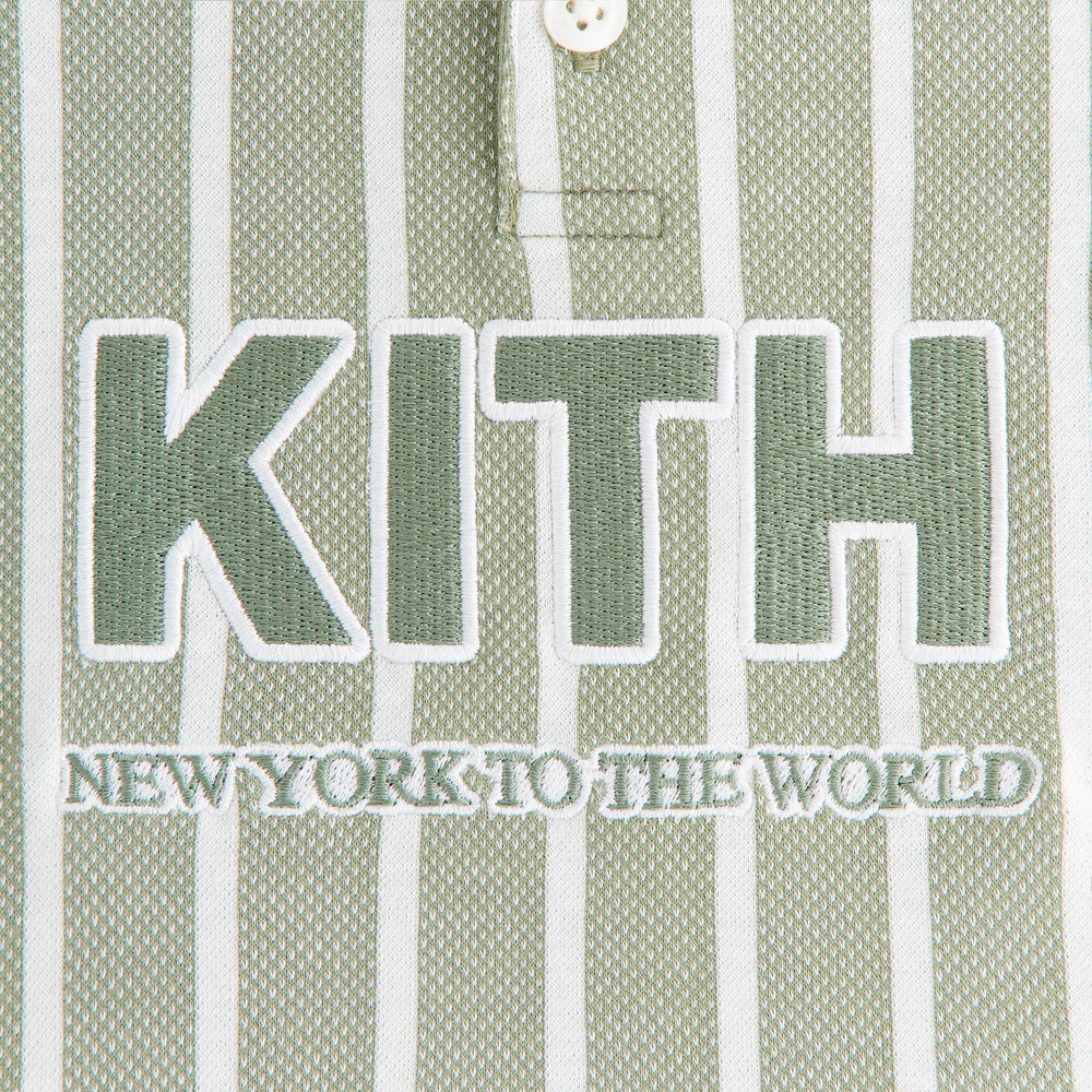 Kith Baby Birdseye Pearson Henley Pullover - Spear | Kith Spear