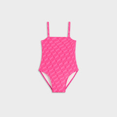 Kith Baby Monogram Audrey One-Piece Swim Suit - Zinnia | Kith Zinnia