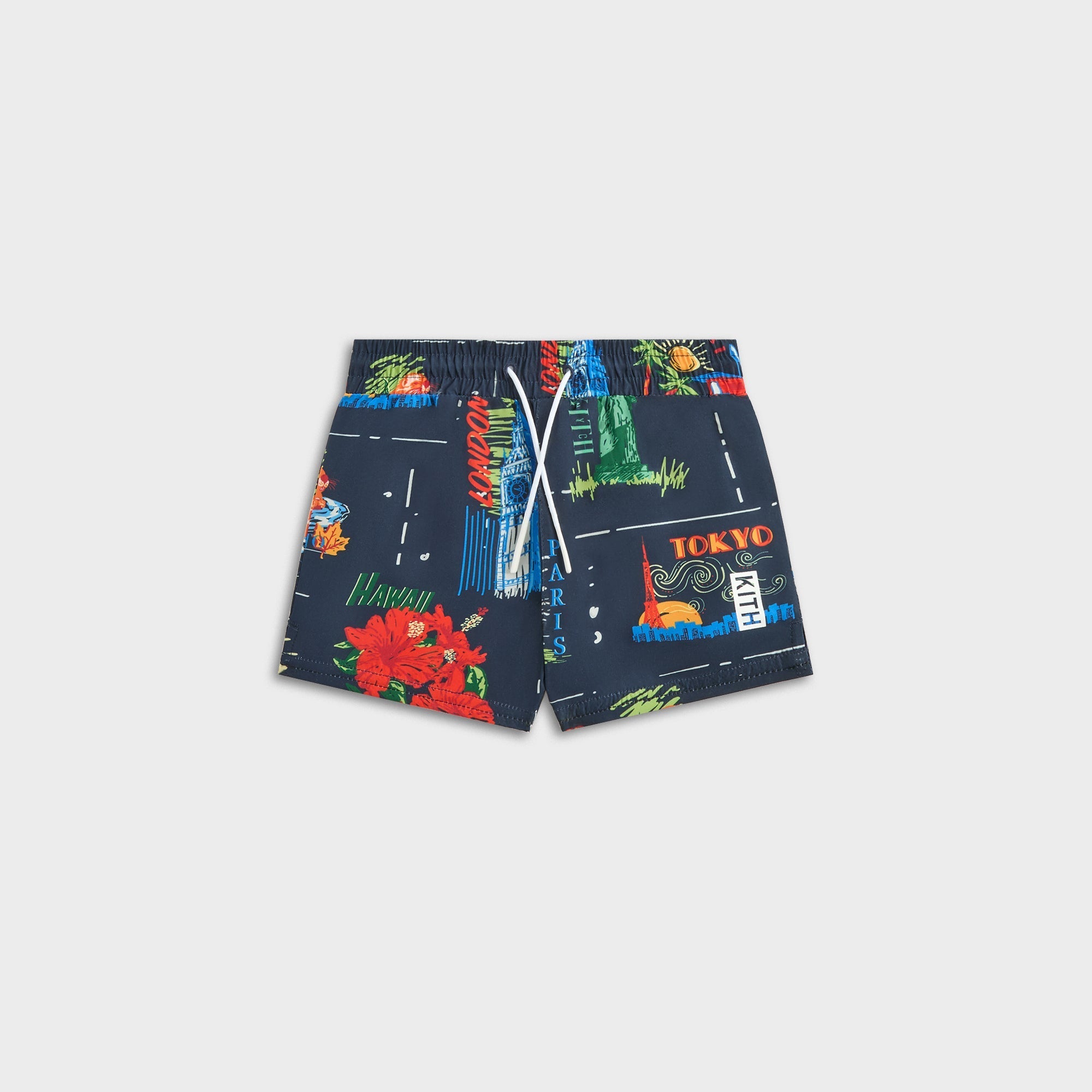 Kith Baby Souvenir Stamp Kai Swim Trunk - Nocturnal | Kith Nocturnal