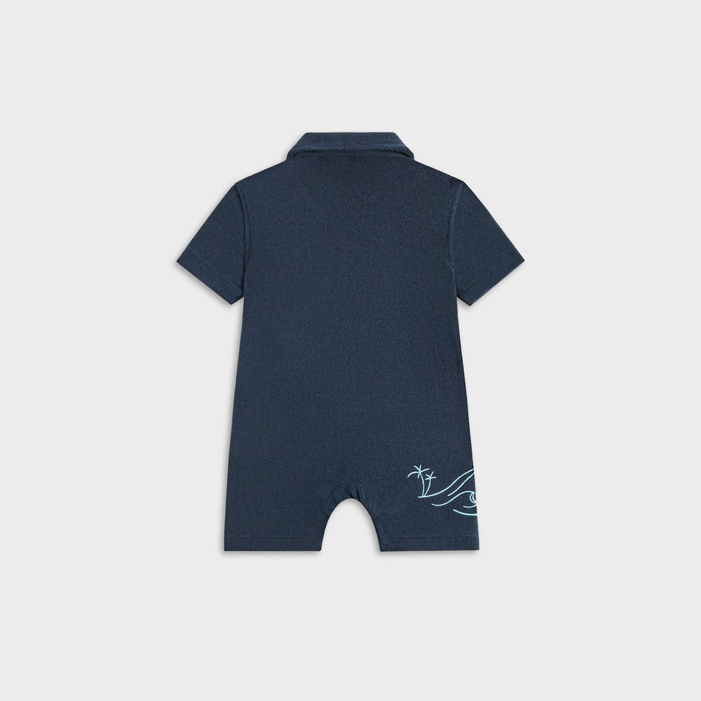 Kith Baby Novelty Terry Belmont Coverall - Nocturnal | Kith Nocturnal
