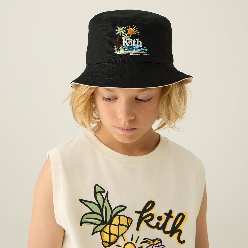 Kith Kids Summer Graphic Bucket Hat - Silk | Kith Silk