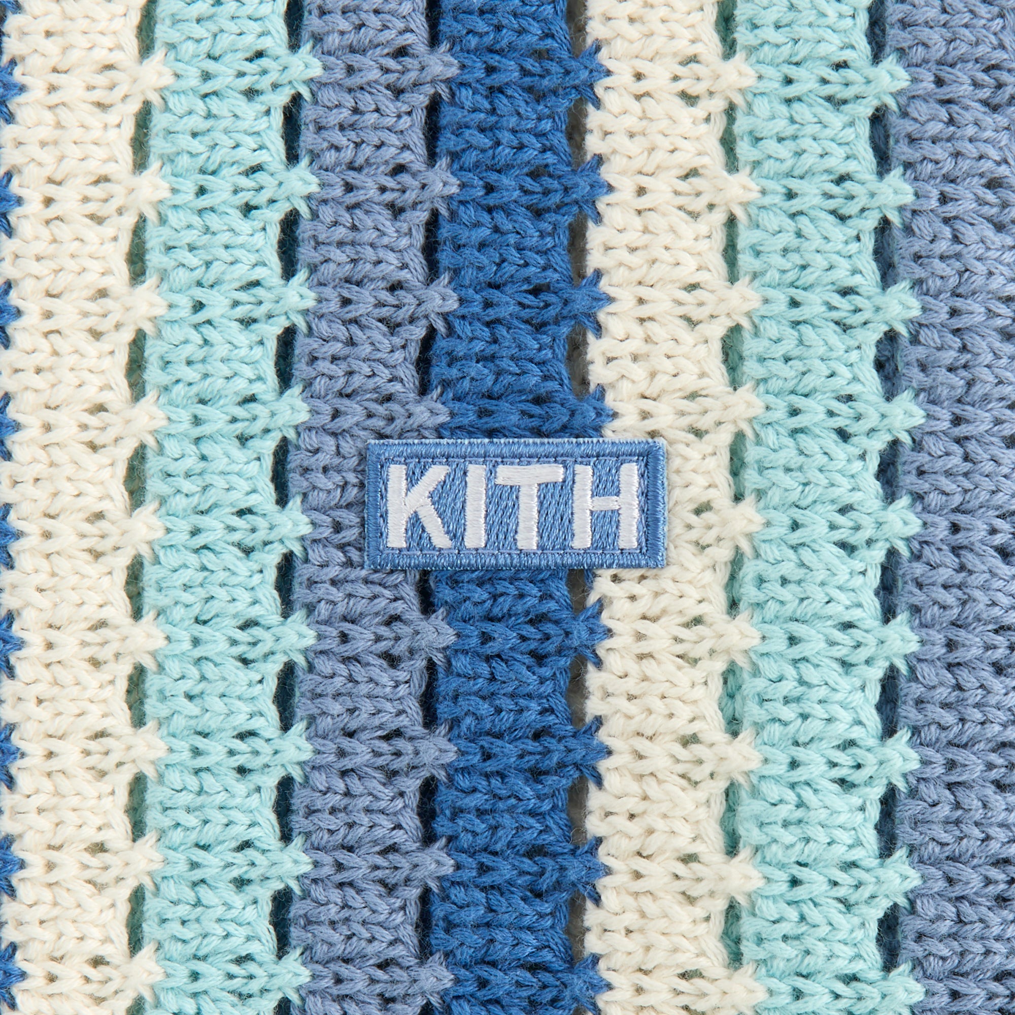 Kith Kids Open Knit Pullover Polo - Blue Skies | Kith Blue Skies