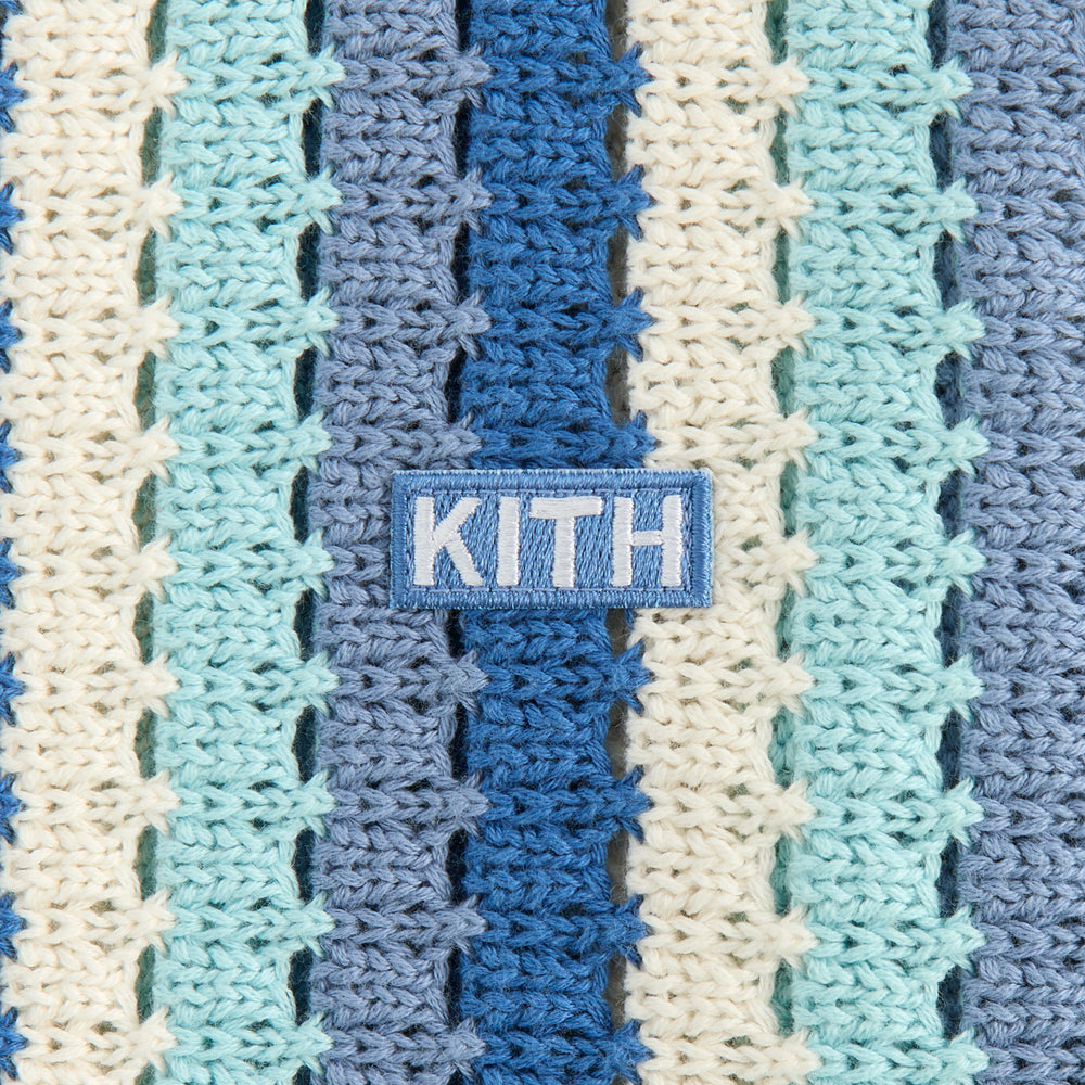 Kith Kids Open Knit Pullover Polo - Blue Skies | Kith Blue Skies