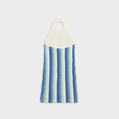Kith Kids Open Knit Rivera Dress - Blue Skies | Kith Blue Skies