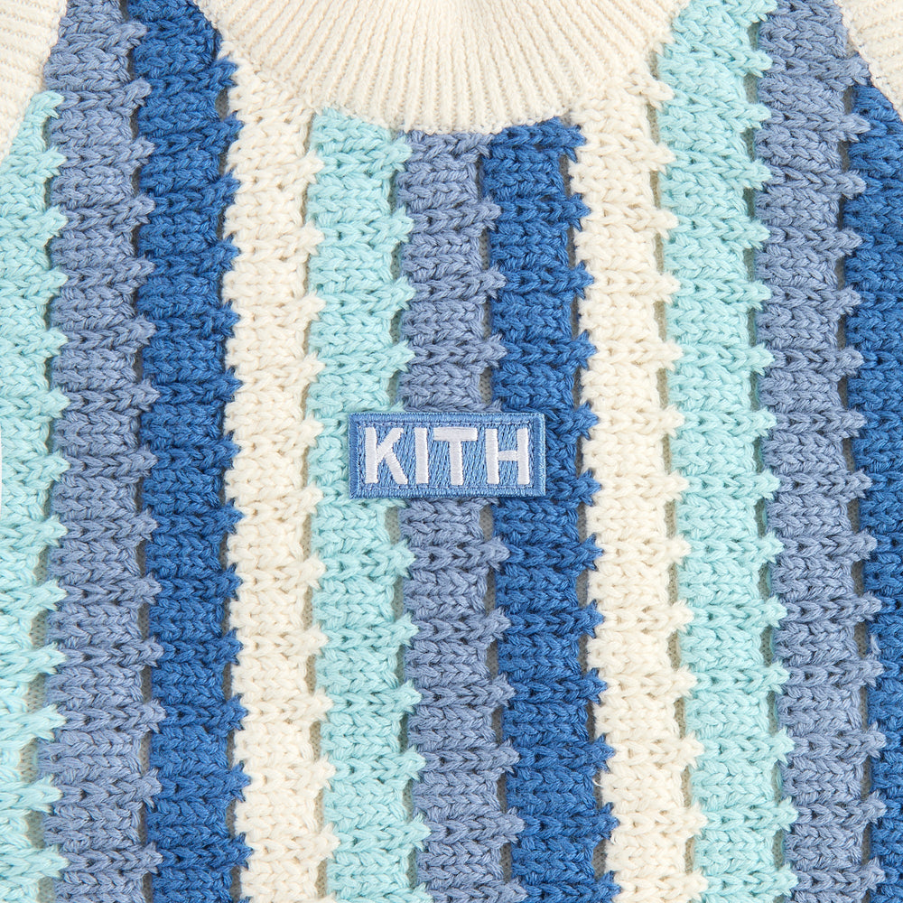 Kith Kids Open Knit Rivera Dress - Blue Skies | Kith Blue Skies